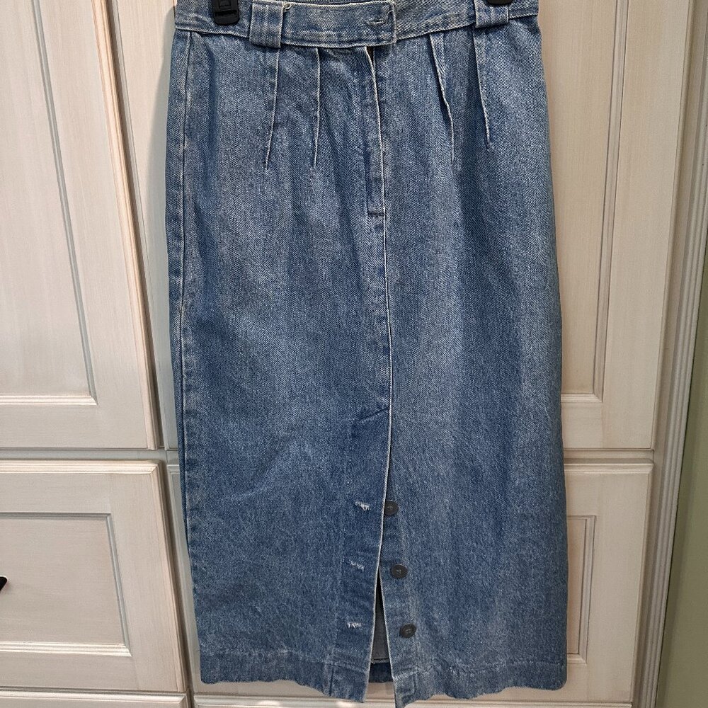 Vintage Forenza Denim High Waisted Skirt